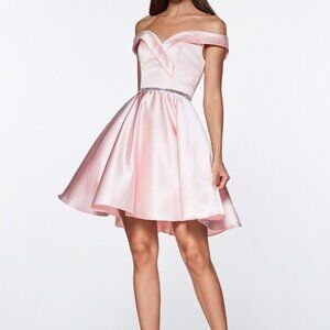 Sweetheart Neck Off Shoulder Prom Dress CD0140